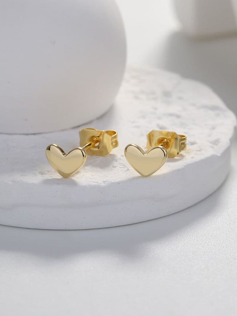 گوشواره میخی قلب