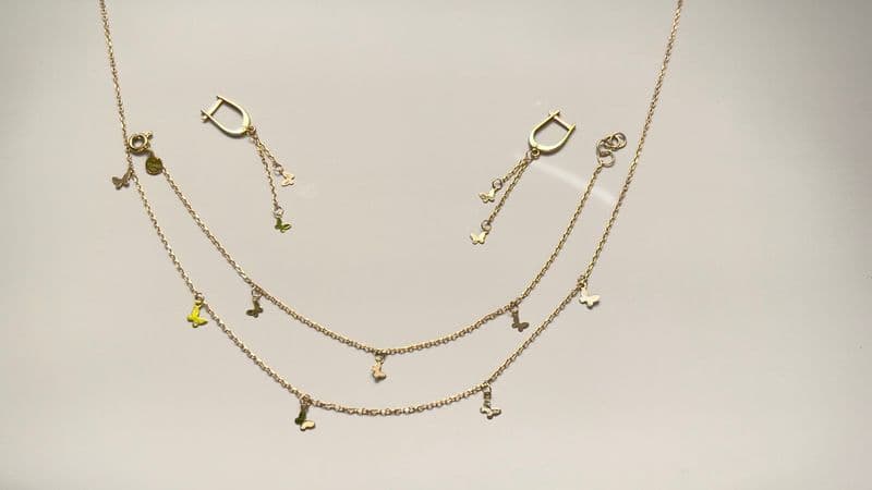 نیم ست پروانه